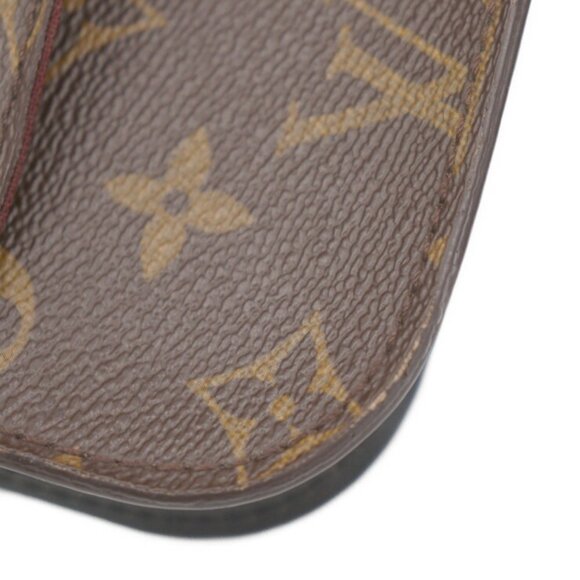 LOUIS VUITTON Black Monogram Leather Clutch Bag - Picture 8 of 9